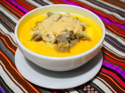 Platos típicos Quito | papas con librillo