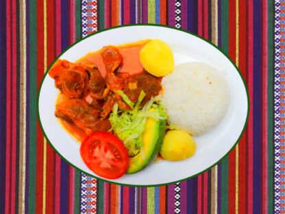 Platos tradicionales en Quito | Comida a domicilio en Quito | Seco de chivo
