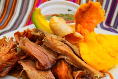 Platos tradicionales Quito | Hornado ecuatoriano domicilio